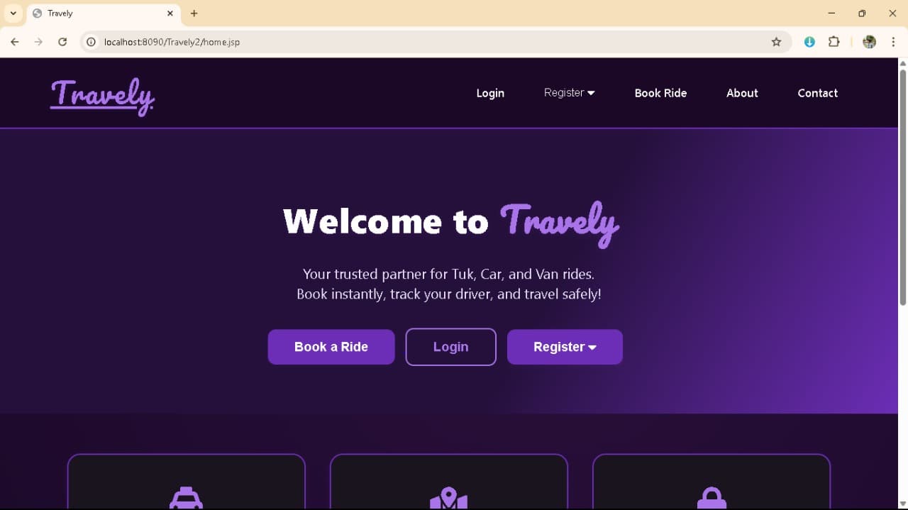 Travely – Online Transport Management (Uber-like)